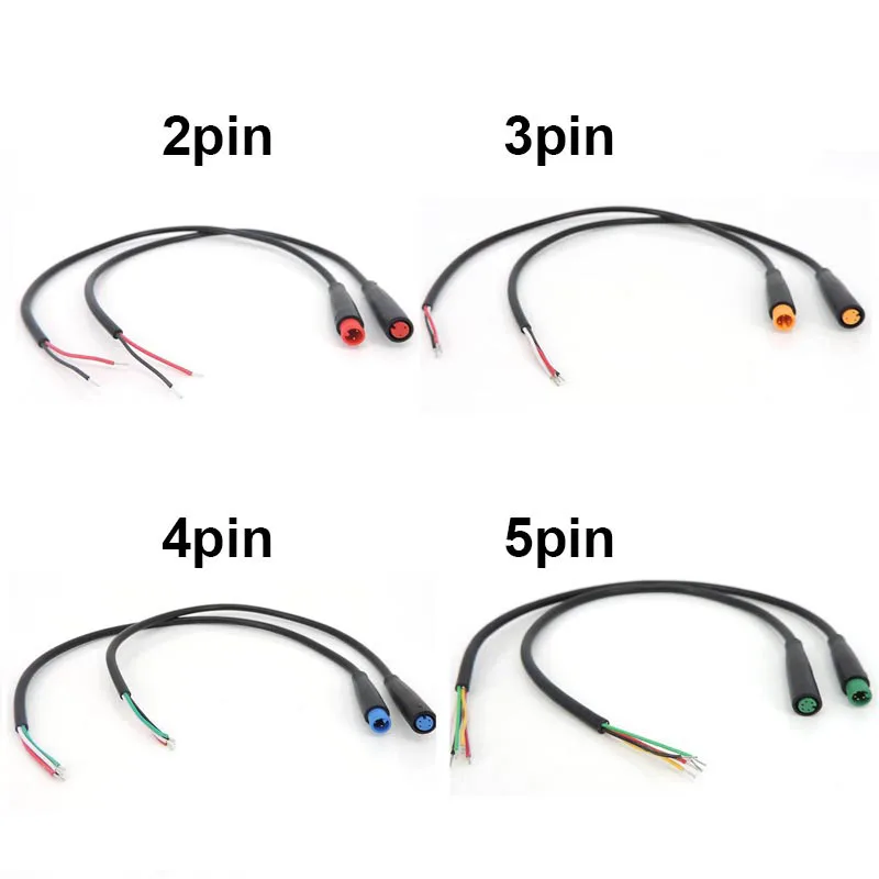 6mm M6 2/3/4/5-poliger Stecker-Buchse-Verbinder für E-Bike, wasserdicht, für Brems- und Signalsensoren, Scooter-Stromkabel – Detail 4