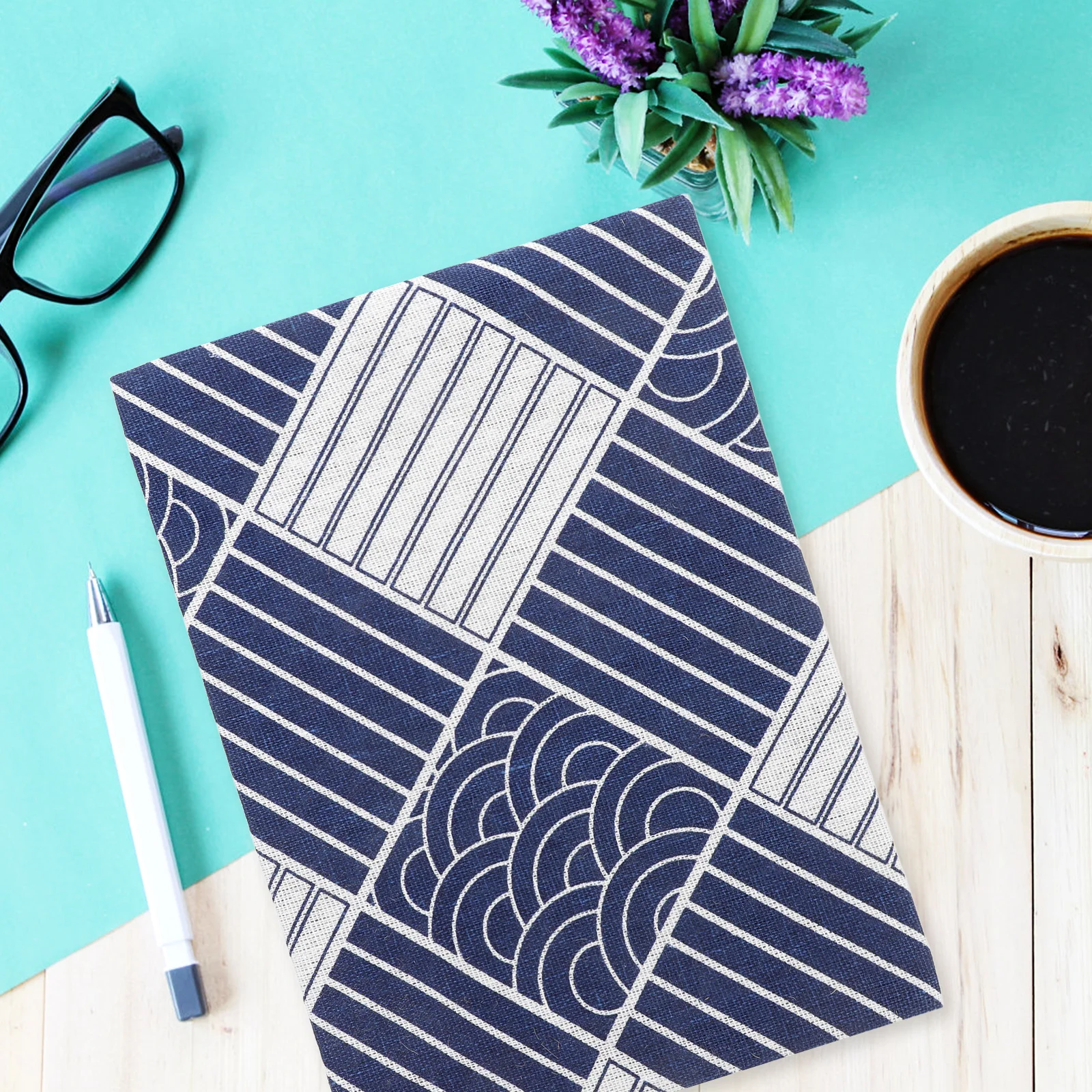 أغطية أكمام كتب مقاومة للاهتراء لواقيات القماش ذات الغلاف الصلب أغطية كتب قابلة للطي حماية ديكور قابلة للغسل