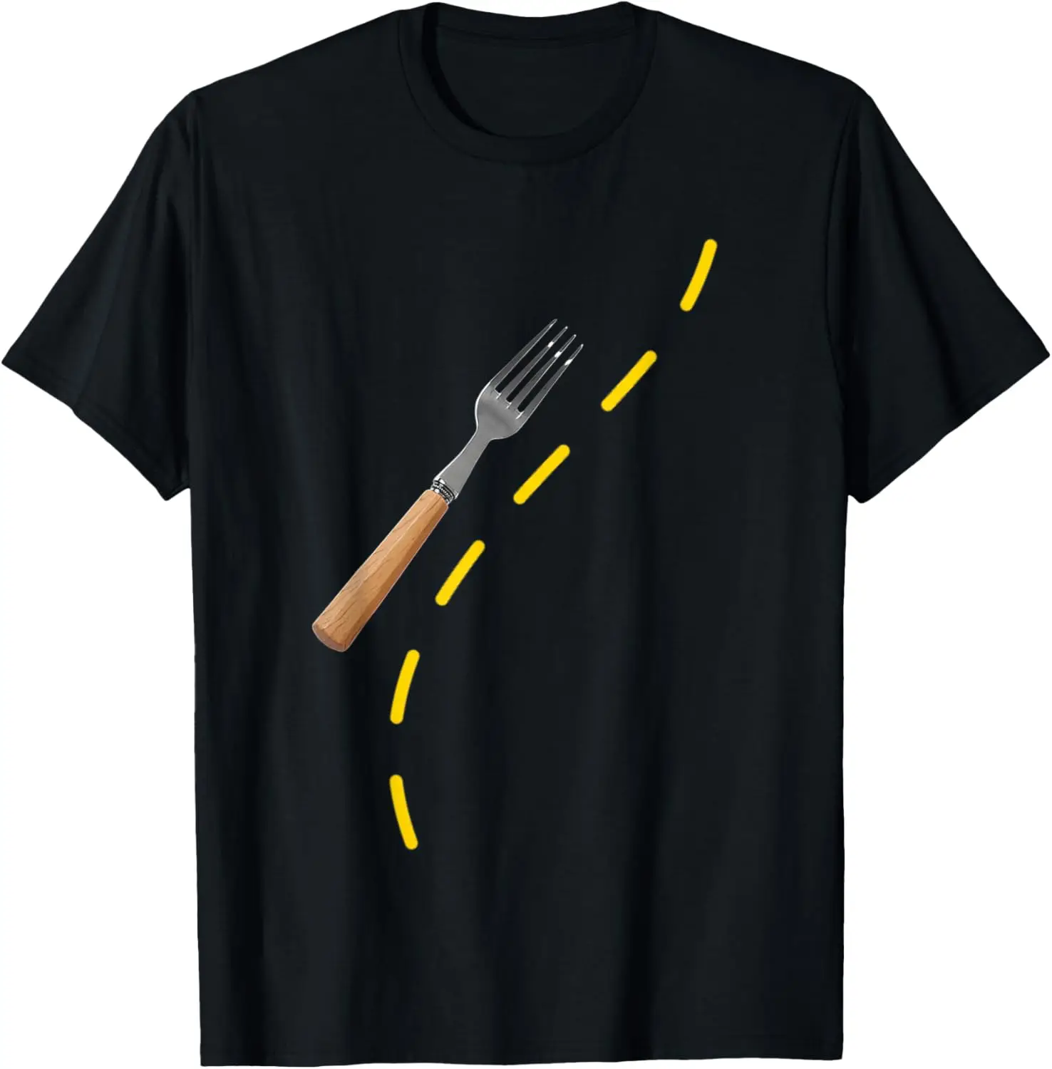 Funny Cook Chef Baker Halloween Costume Shirt Fork Road T-Shirt