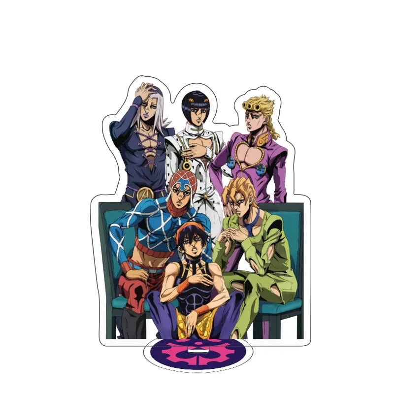 Anime Figures JoJos Bizarre Adventure Cute Cosplay Acrylic Stand Model Plate Desk Decor Standing Sign Figures Accessories Gifts