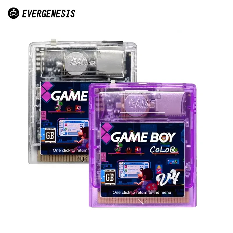 Game Boy Color 2000 in 1 Spielkassette-Flash-Karte für GBC GBP GBA SP Spielkonsole OS V4 Edition mit 4G TF-Karte