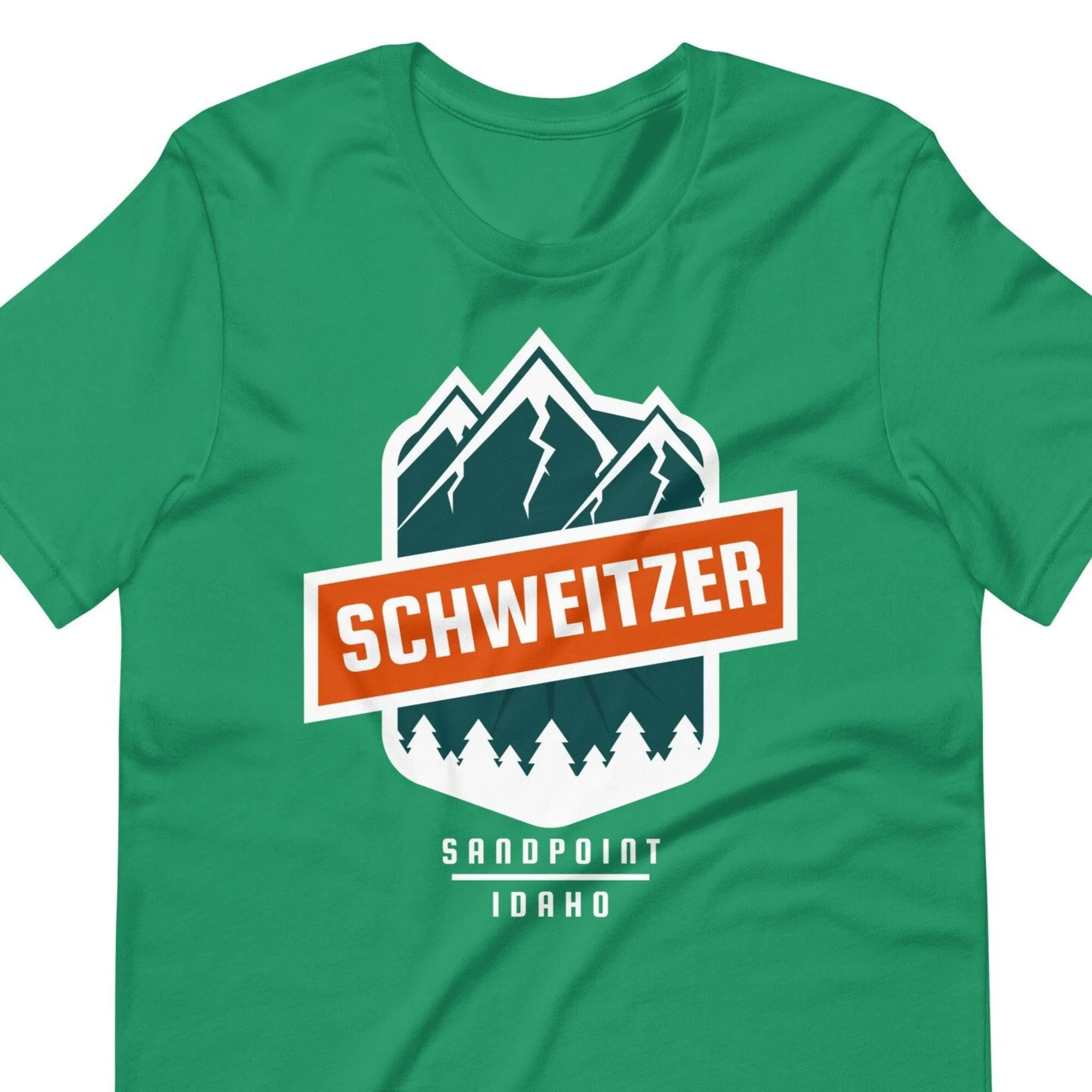 Schweitzer Tshirt Shirt Mountain North Idaho Sandpoint PNW Nature tee Ski Snowboard Snow Sports Couer D Alene Lake Pend Orielle