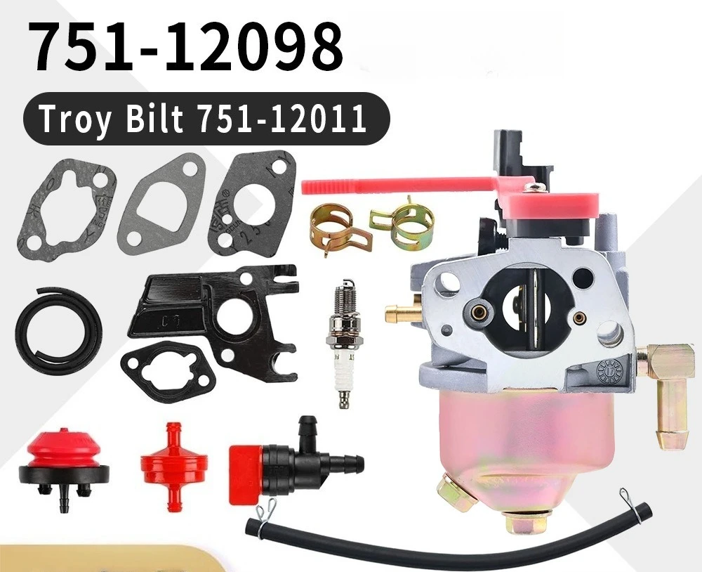 Carburetor Carb Replacement 751-12098 Fit Troy Bilt 751-12011 HY-165J 265-JU-11 Engine