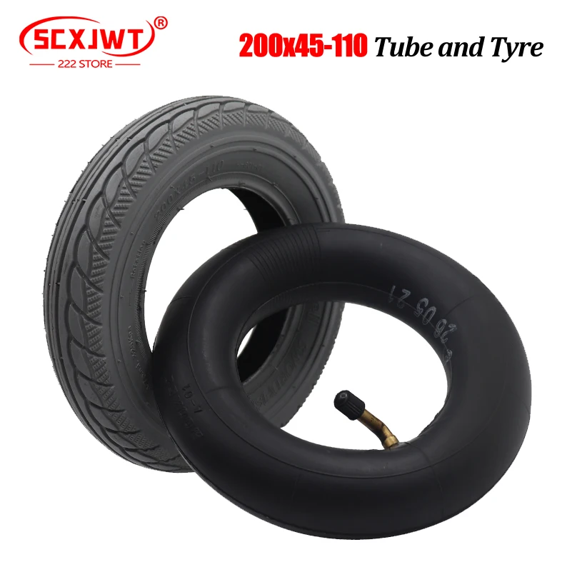 High Quality 200x45-110 Inner Tube Outer Tire For 8 Inch Etwow Electric Scooter Wheelchair Baby Carriage Trolley 8x1 1/4 Tyre