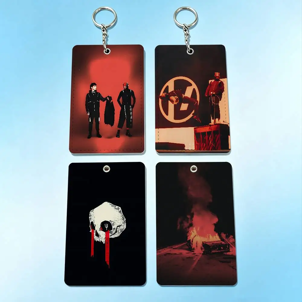 

T-Twentys Clancy One P-Pilots Card Holder Men And Womenn Universal Antirust Keychain Learther Access Drop Key Tag Ring