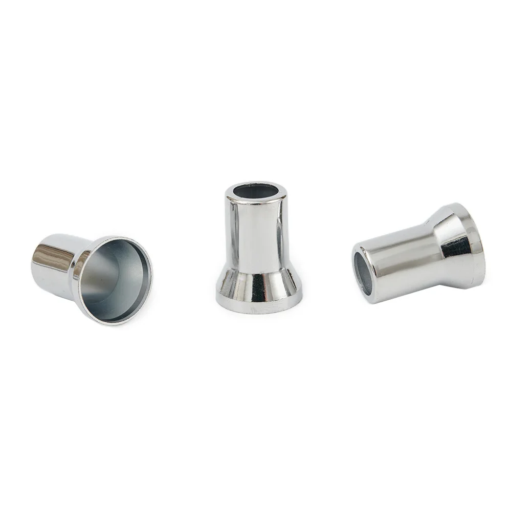 12Pcs/set Silver TR413 Chrome Auto Truck Tire Wheel Tyre Valve Stem Sleeves Hex Cap Auto Truck Parts Stem Sleeves 1.2x0.8cm