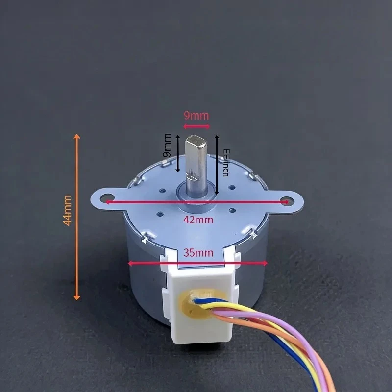 2pcs 35BYJ412B  Air Conditioner Vertical Cabinet Unit Pendulum Leaf Guide Synchronized 12v Wind Motor Motor Motor