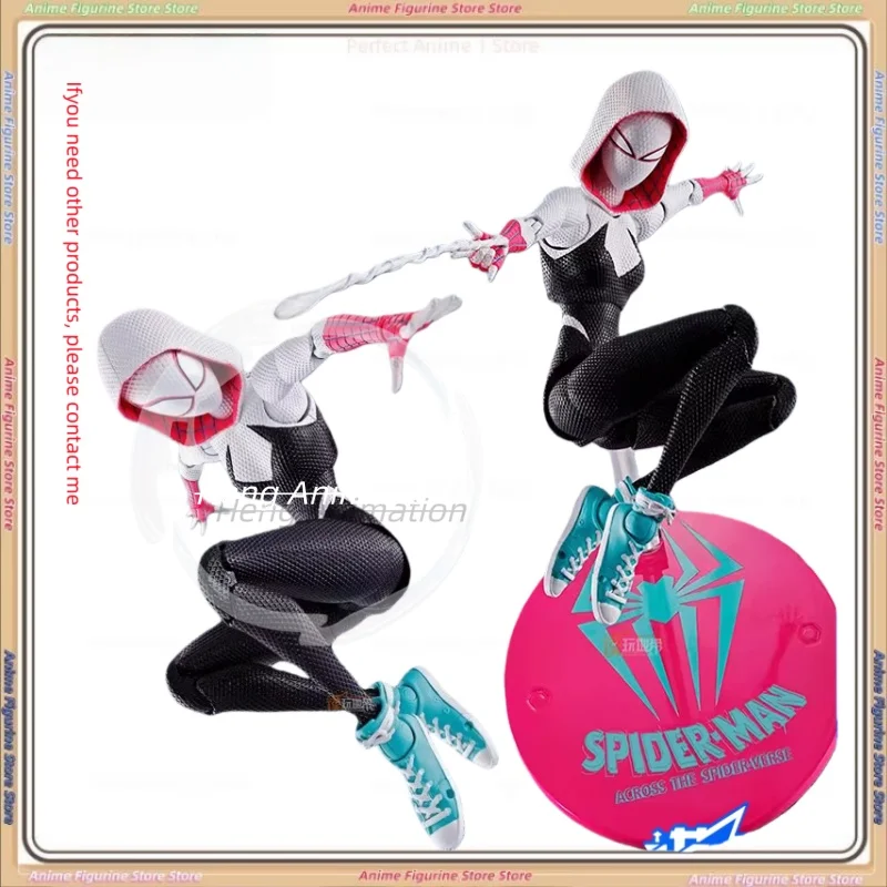 

Bandai SHF Spider-Verse Gwen Stacy Fully Articulated Action Figure Model Collectible Display Piece