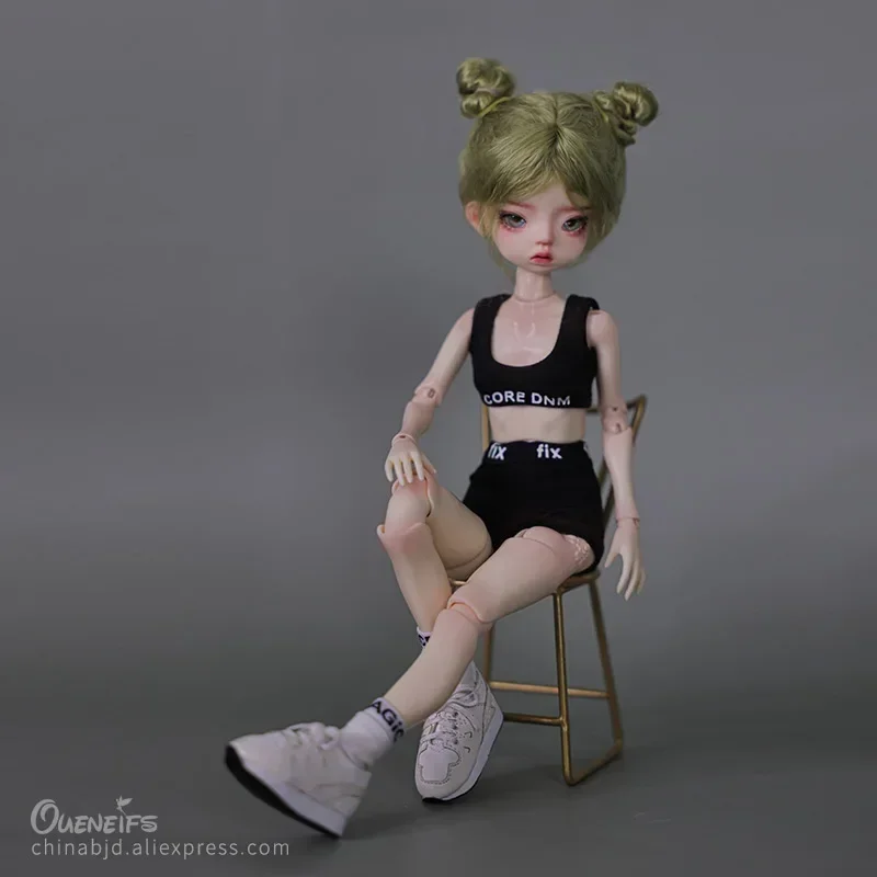 Amber BJD pop 1/6 nieuw ontwerp gesneden lichaamsstijl mode sportstijl hars speelgoed gezamenlijke make-up pop