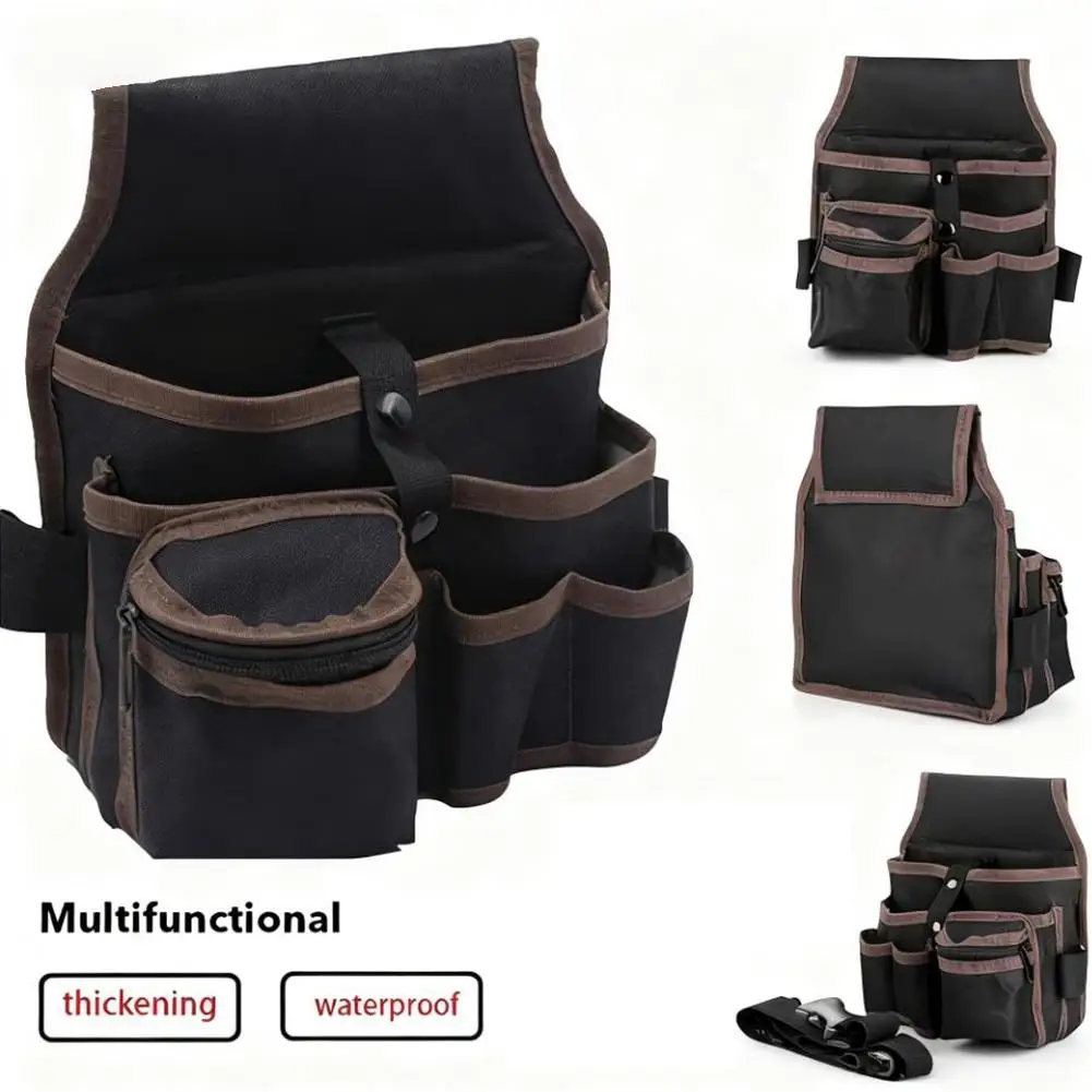 متعددة الوظائف أداة حقيبة التخزين الحقيبة حزام كهربائي أدوات الحفر الخصر حقيبة وجع مفك الأجهزة أداة أكياس المنظم #2