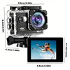 4K Action Camera with 120° Wide - Angle + WiFi - APP Control, Capable of Shooting in Scenes like Diving and Skiing 3