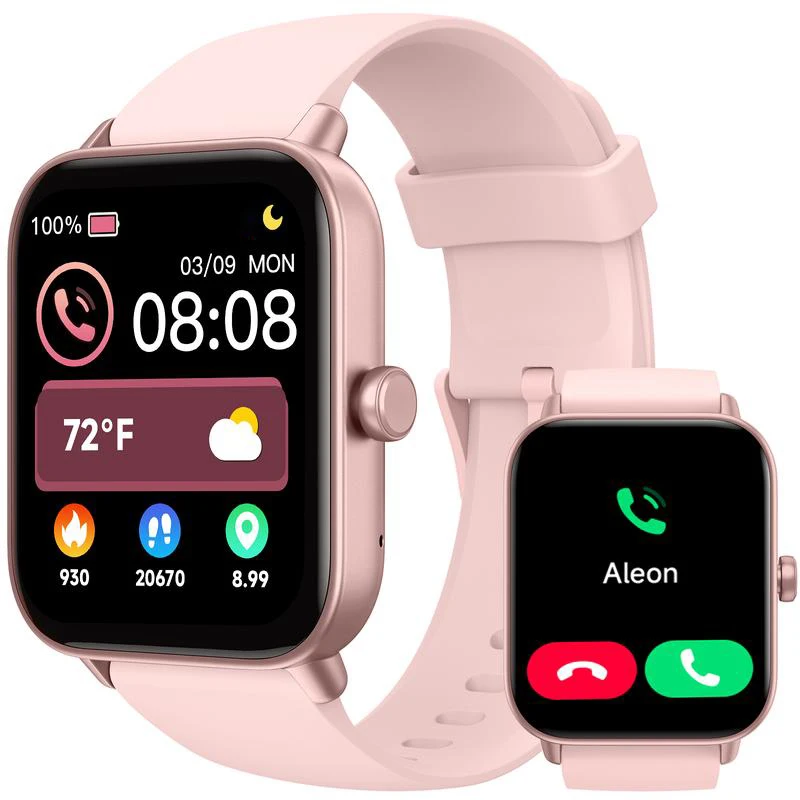 

Smartwatch, Alexa voice assistant, IP68 waterproof, multiple sports modes, compatible with iPhone/Android