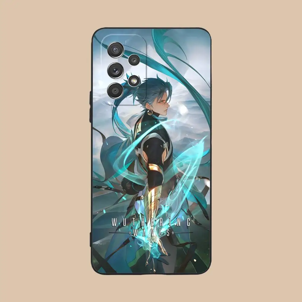 Wuthering Waves Jiyan Phone Case for Samsung Galaxy M55 54 42 35 34 33 32 23 22 15 14 13 12 F55 5G Colour Cover Pretty Luxury