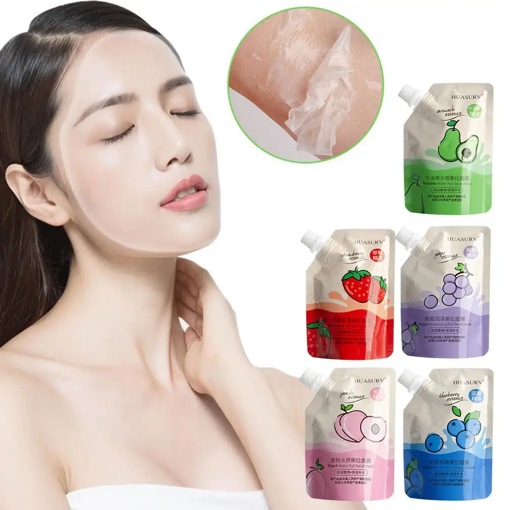 100ML Fruit peel off mask Whitening Moisturizing And Care Exfoliating Guard Hydrating Nourish Skin Delicate N6L2