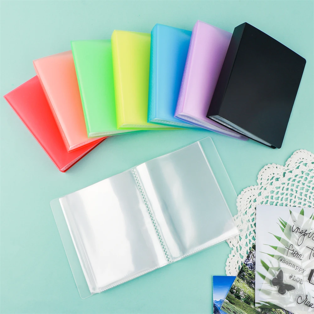 8 Colors A6 Size Sticker Photo Storage Album with 40 Pages Booklet Book For Stamps & Cutting Dies Storage Book Organizer Folder