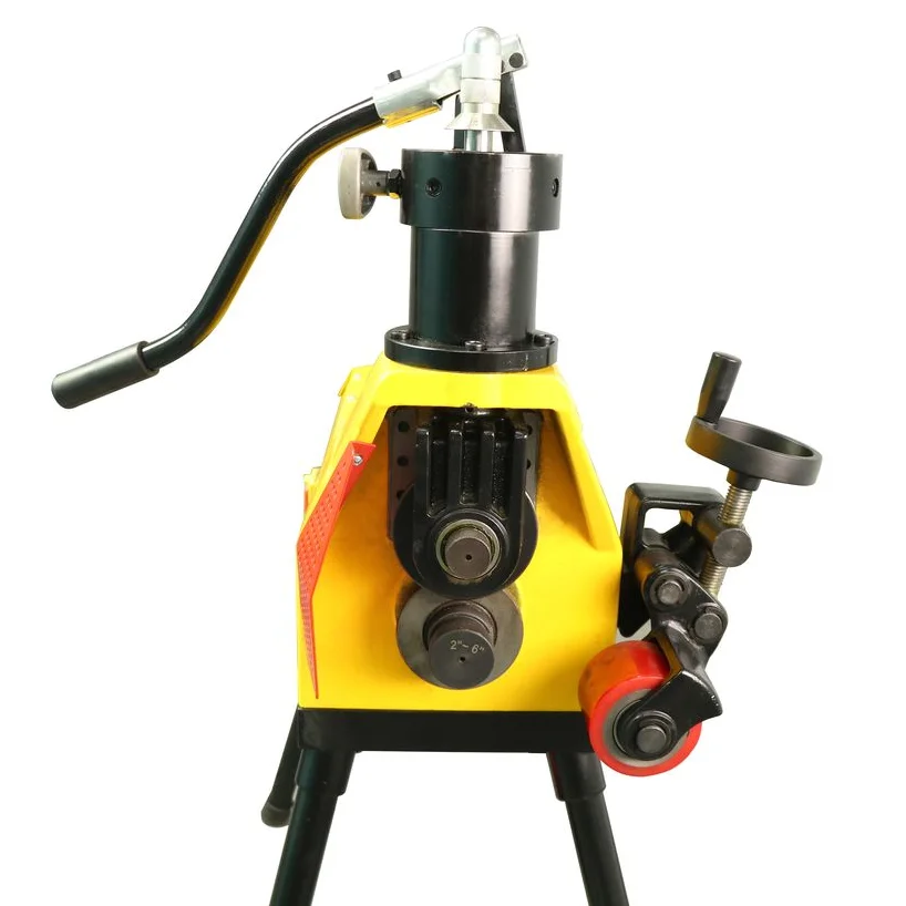 Commercial Portable Steel Pipe Hydraulic Electric Pipe Grooving Machine