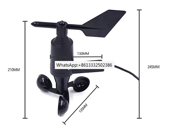 

Integrated Anemometer Wind Direction Sensor