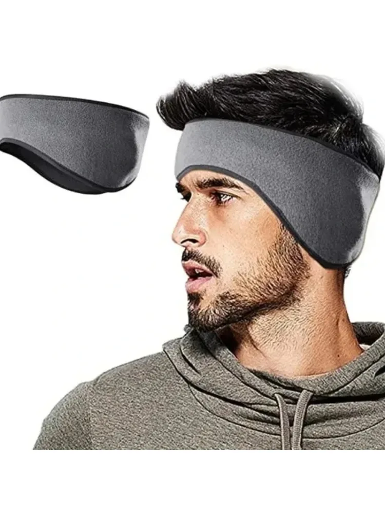 AliExpress NONE Thick Fleece Warm Ear Cover Windproof Cold Weather Outdoor Sports Headband for Cycling Running Winter