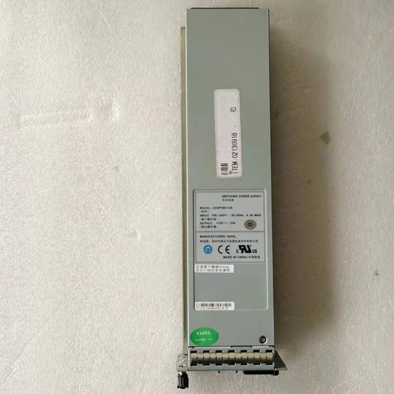 For CEHP300-12A Switch Communication Power Supply Module  Input: 100~240V 4.5A Output: 12V/25A Will Fully Test Before Shipping