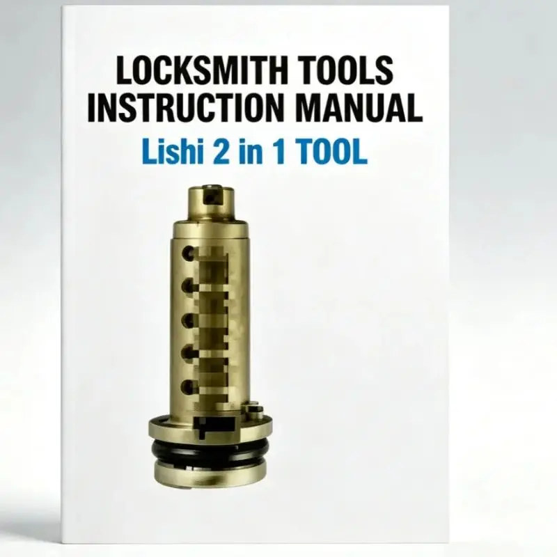 Lishi 2 In 1 Tool Book User Manual User Guide FOR CAR LOCK lishi tools Also With Pdf Manua