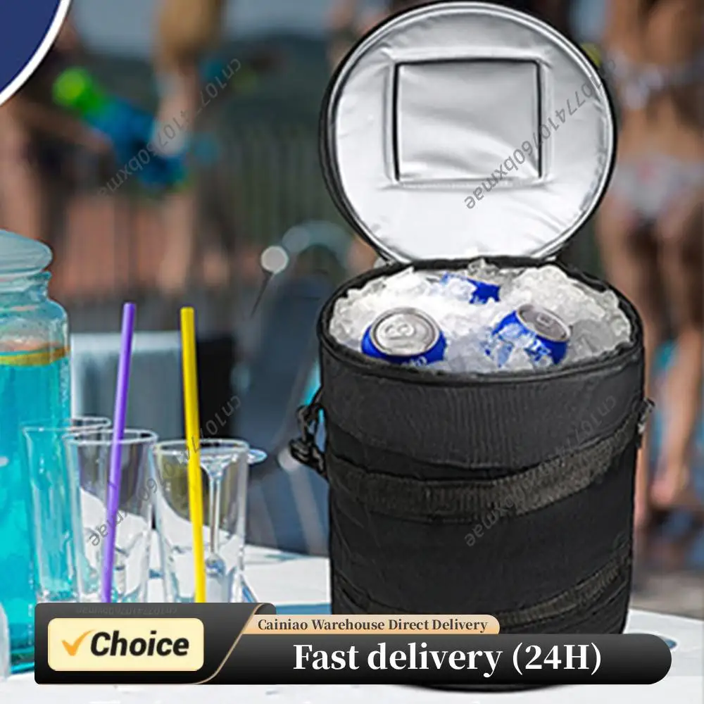 

Сумка-холодильник для гольф-кара, изолированная сумка-холодильник, многофункциональная складная изолированная сумка с водонепроницаемой застежкой-молнией для кемпинга и пикника