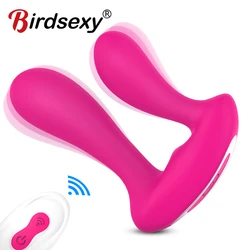 3 in1 Invisible Wear Panties Vibrator For Couples 9 Mode Powerful G Spot Vagina Anus Perineum Stimulation Sex Toy For Women Shop