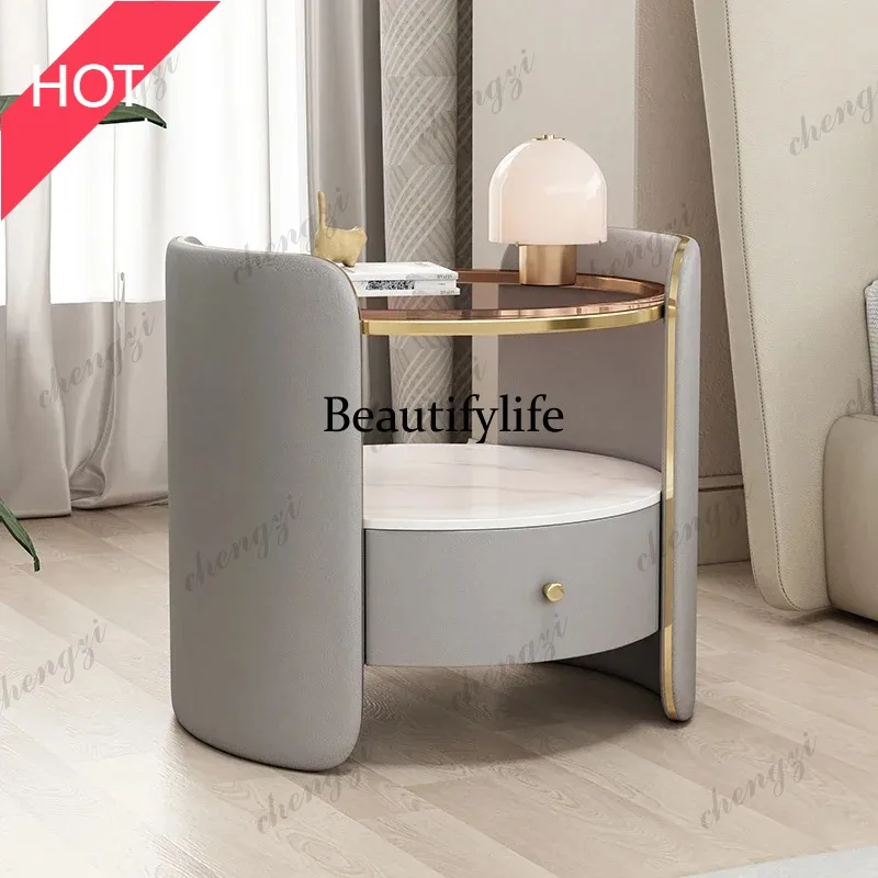 A49 Exquisite Trendy Elegant Storage Nightstand With Drawers Comodini Camera Letto Bedroom Furniture Reative Beauty Night Table