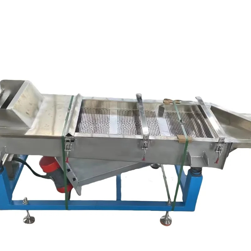

High efficiency vibrating screen square linear plastic particle vibrating screen machine