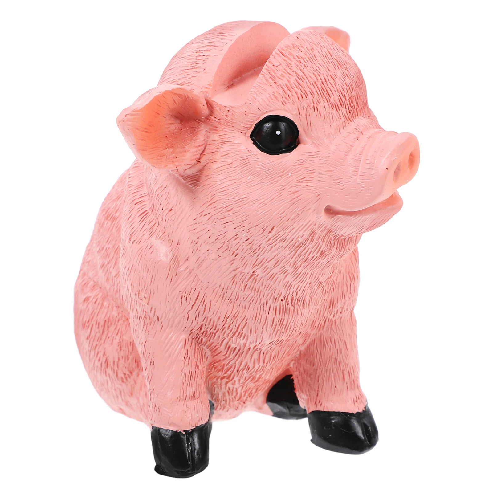 

Funny Glasses Frame Animal Spectacle Piggy Mini Beige Resin Eyeglass Holder Man