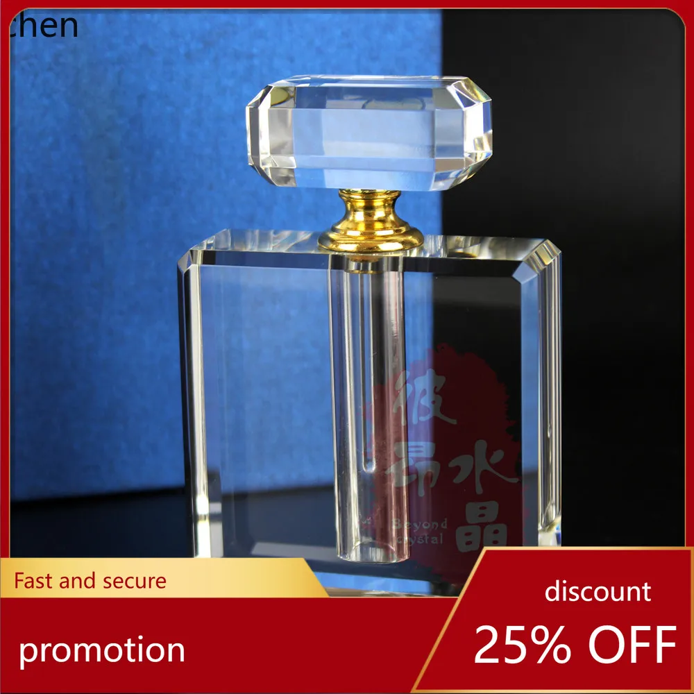 HXL Creative Perfume Crystal Essential Oil Bottle Handmade Vanity Table Decoration Container