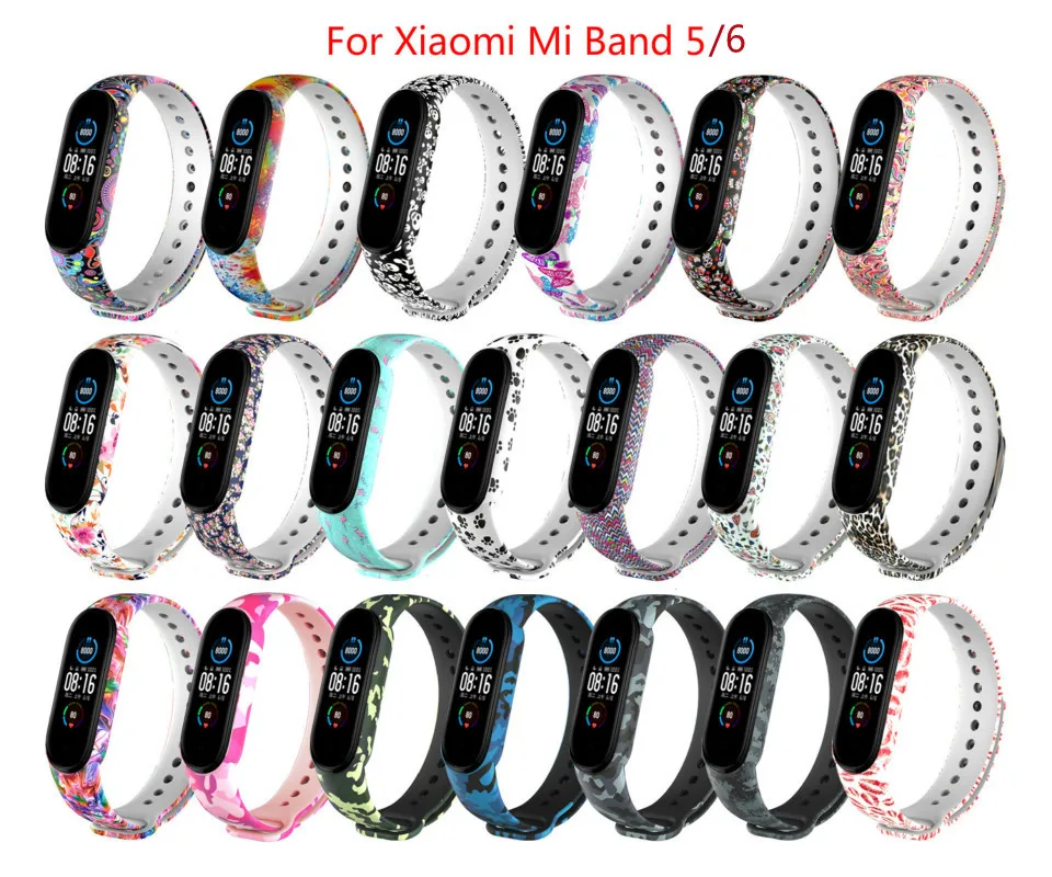 

1PC Bracelet for Xiaomi Mi Band 6 Strap for Miband6 Miband 5 Correa Silicon for Mi Band 5 NFC Strap Accessories Replacement Belt