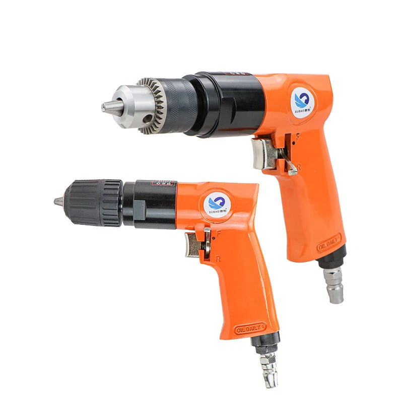 8C gun type 3/8 wind drill, air drill, pneumatic pistol drill, tapping machine, drilling, mixing, drilling and punching machine