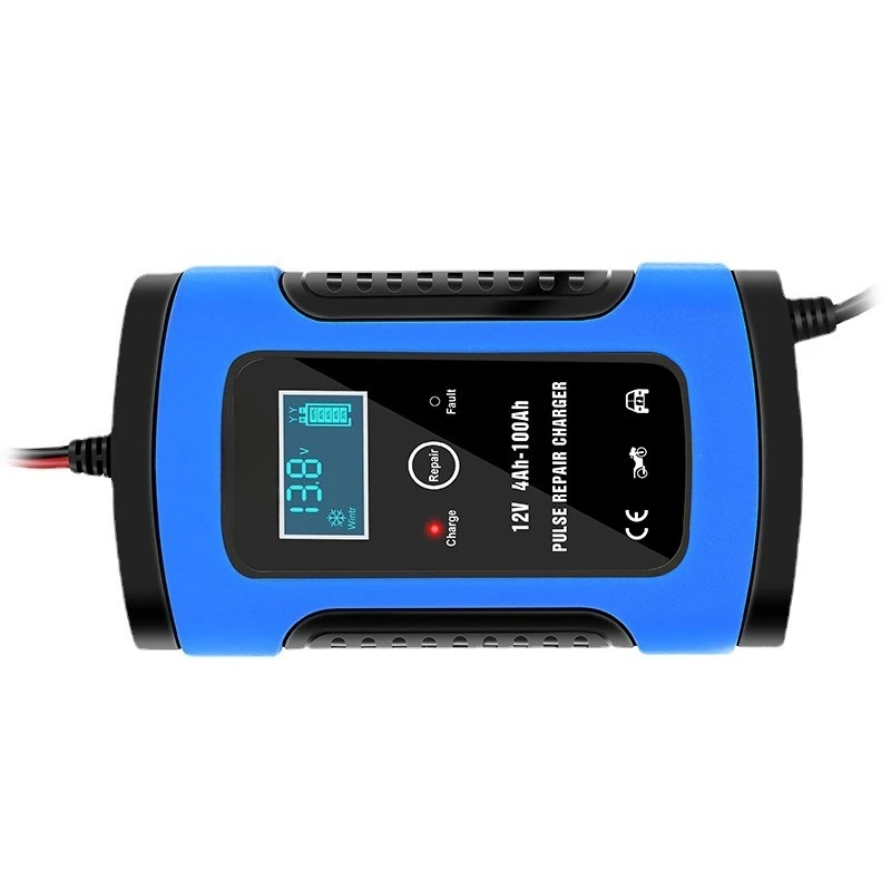 12V6A motorcycle car battery charger charger full intelligent repair lead-acid charger