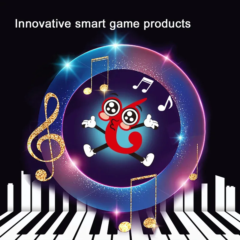 Kotak Permainan Puzzle Irama Bercahaya Musik Elektronik Mainan Perjalanan Saku Permainan Meja Dorong Cepat Sensorik Pendidikan