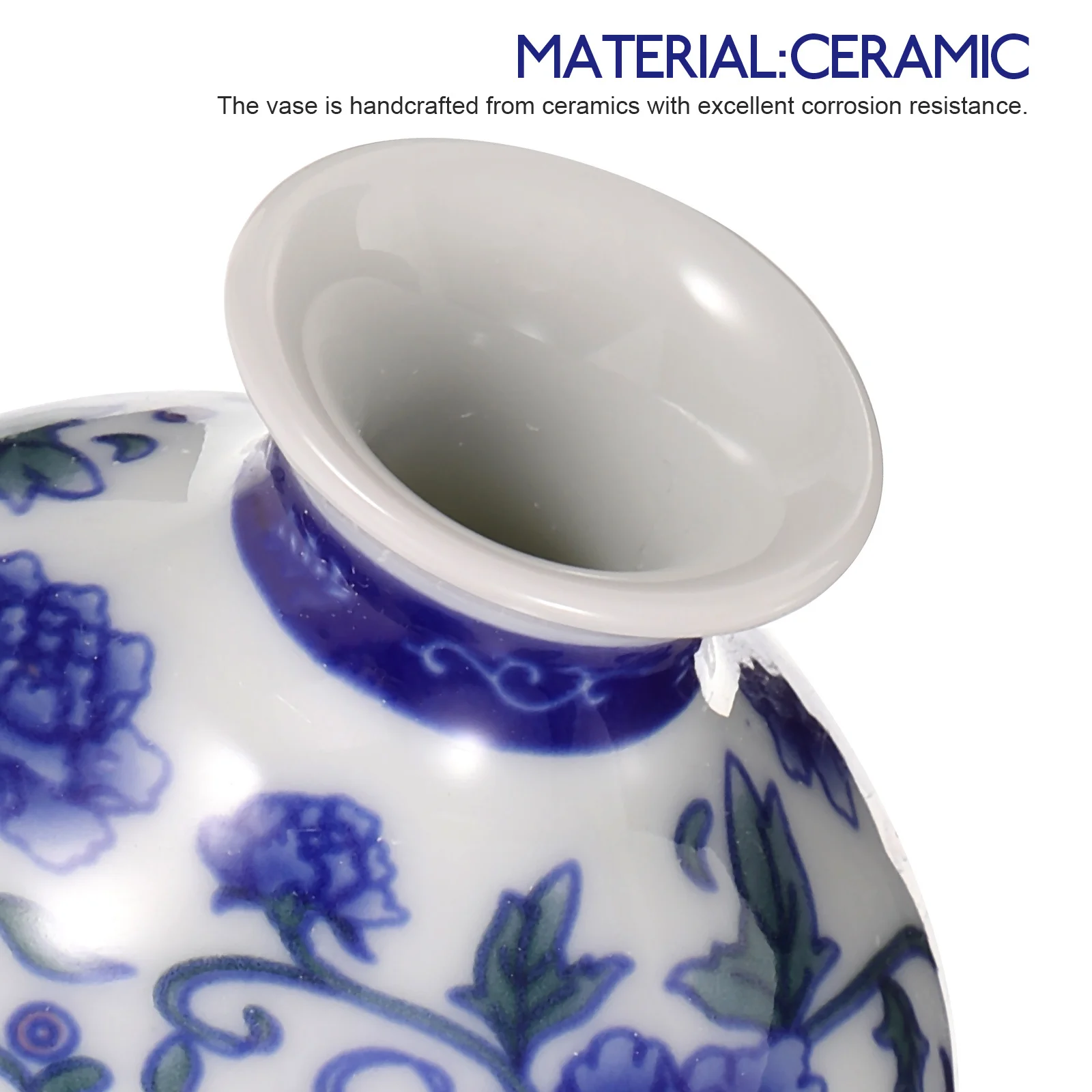 

Mini Ceramic Flower Vase Small Desktop Floral Holder for Flower Arrangement Dining Table Centerpiece Decor Ceramic Vase