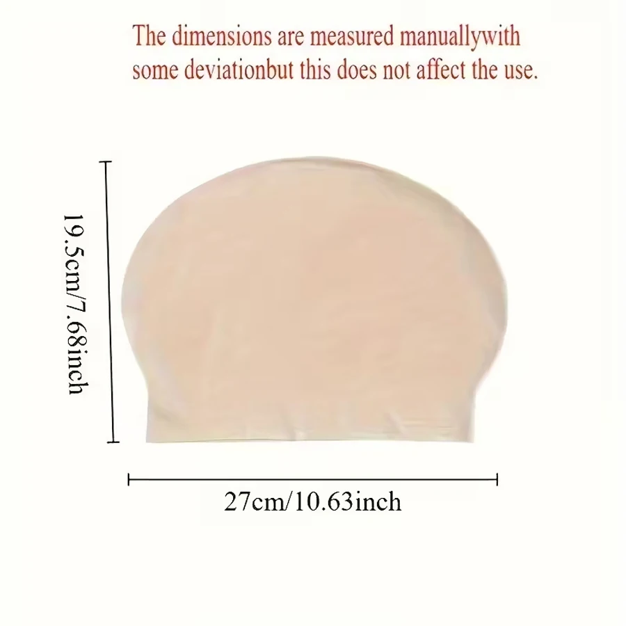 1Pc Light Shade Bald Cap Funny Latex Skin Fake Bald Head Unisex Fancy Film Party Dress Skin Head Wig Cap Latex Mask Hat Beauty