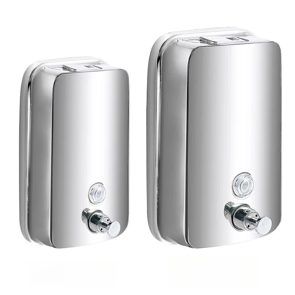 Wall Mount Bathroom Liquid Soap Detergent Shower Gel Storage Bottle Toilet Kitchen 800ML/1000ML Soap Dispenser Stainless steel
