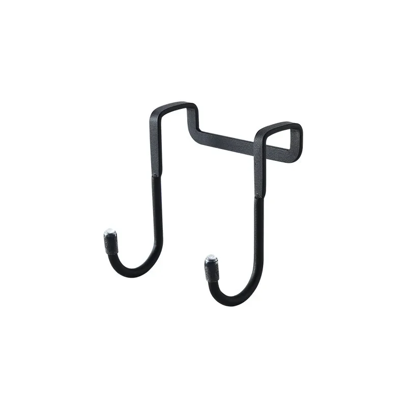 201 Stainless Steel Hook Free Punching Double S-Shape Hook Kitchen Bathroom Cabinet Door Back Type Coat Towel Storage Hanger