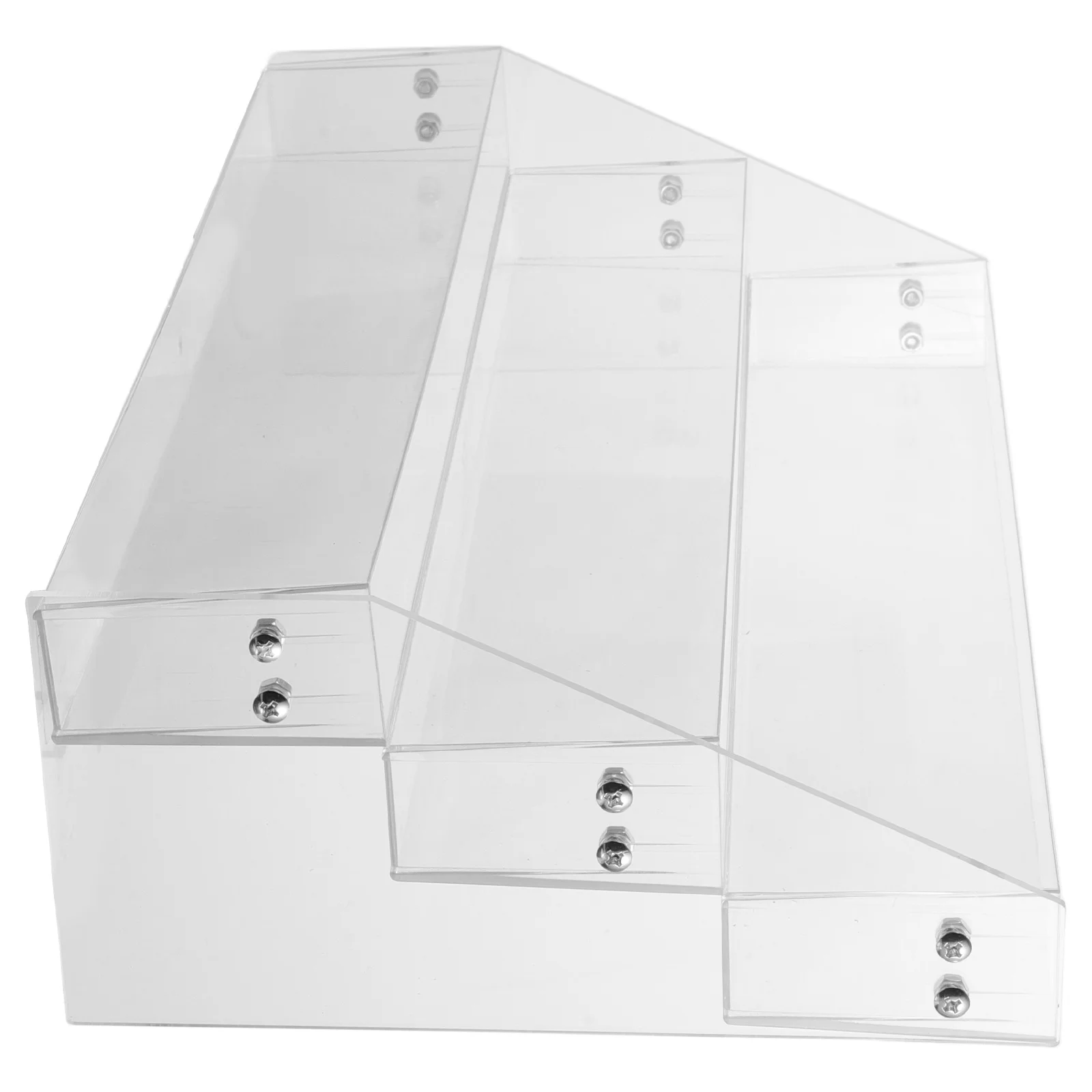 

Multi-Functional Acrylic Sticker Display Rack Tiered Clear Card Holder Desktop Storage Organizer for Office Home Business Cards