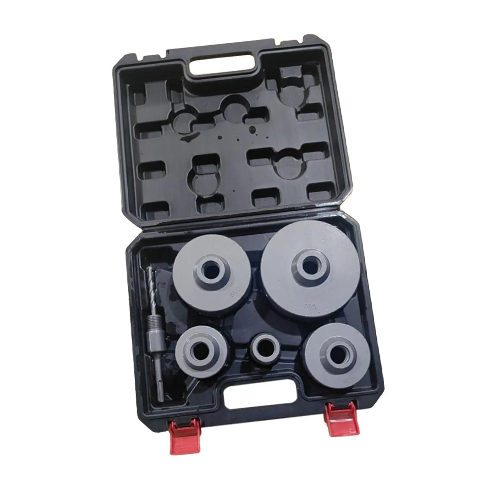 

6Pcs Drill Hole Cutter Set Alloy Carbide with Carrying Case 40mm 65mm 80mm 100mm 125mm