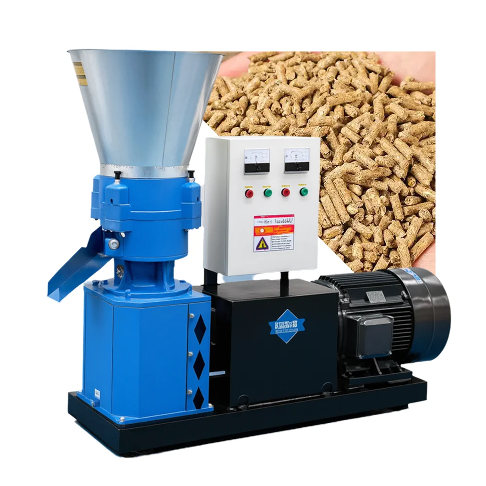 AIROW 2025 Hot Sale 200 to 300kg/h Chicken Feed Making Machine, Efficient Poultry Feed Processing Machines