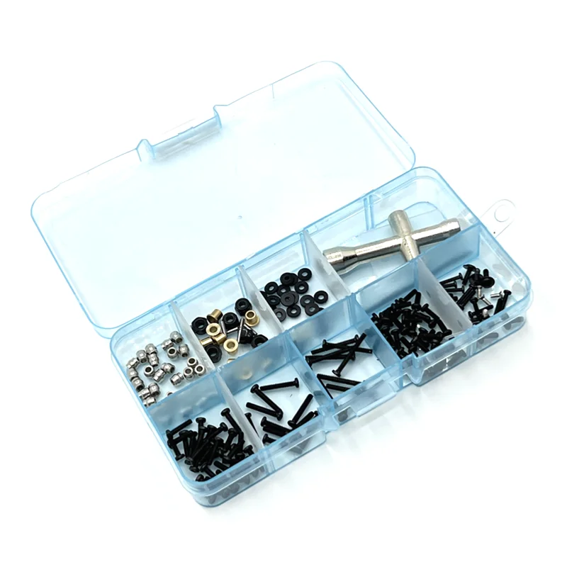 

Remote Control Car Parts Metal Upgrade Screw Tool Box Fit For FMS 1/18 Watcher Adventurer Red Rabbit Cool Road Ze Desert Storm