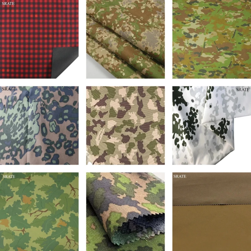 

Ткань нейлоновая 500D с водонепроницаемым покрытием, различные камуфляжные узоры, рипстоп, для шитья тактического снаряжения и охоты