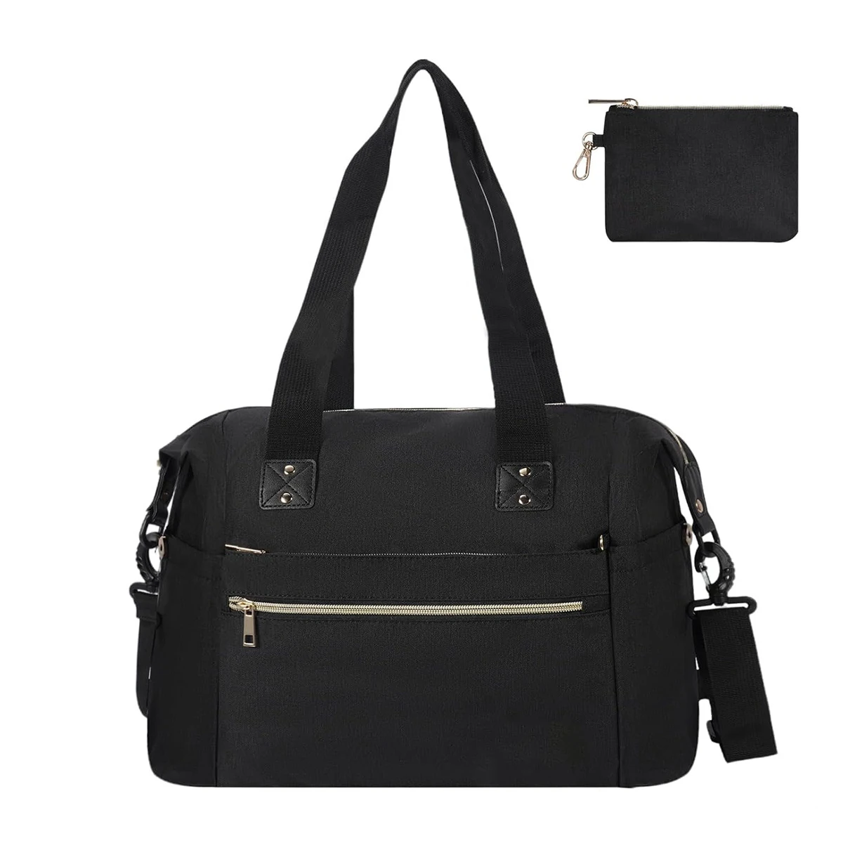 حقيبة حمل الحفاضات ذات سعة كبيرة مقاومة للماء مع صندوق الحلمة لتوصيل المستشفى وحقيبة يد للأم أثناء السفر