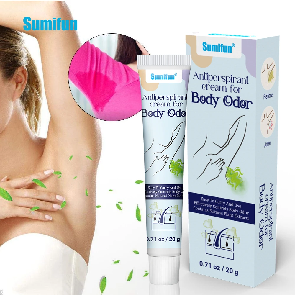 

20g Only$0.99 Body Odor Removal Ointment Underarm Sweating Bad Smell Antiperspirants Cream Bromidrosis Deodorant Medical Plaster