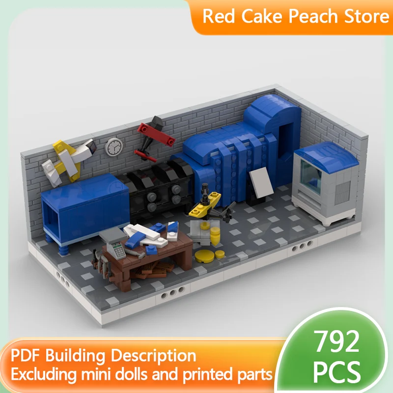 

City Street View Model MOC Building Bricks Aerodynamics Lab Modular Technology Children Holiday Gifts Assemble Toys Suit