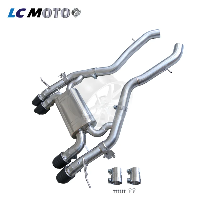 304 Stainless Steel Valvetronic Catback Muffler For BMW G87 M2 Competition S58 3.0T 2023+ Sport Exhaust Pipe