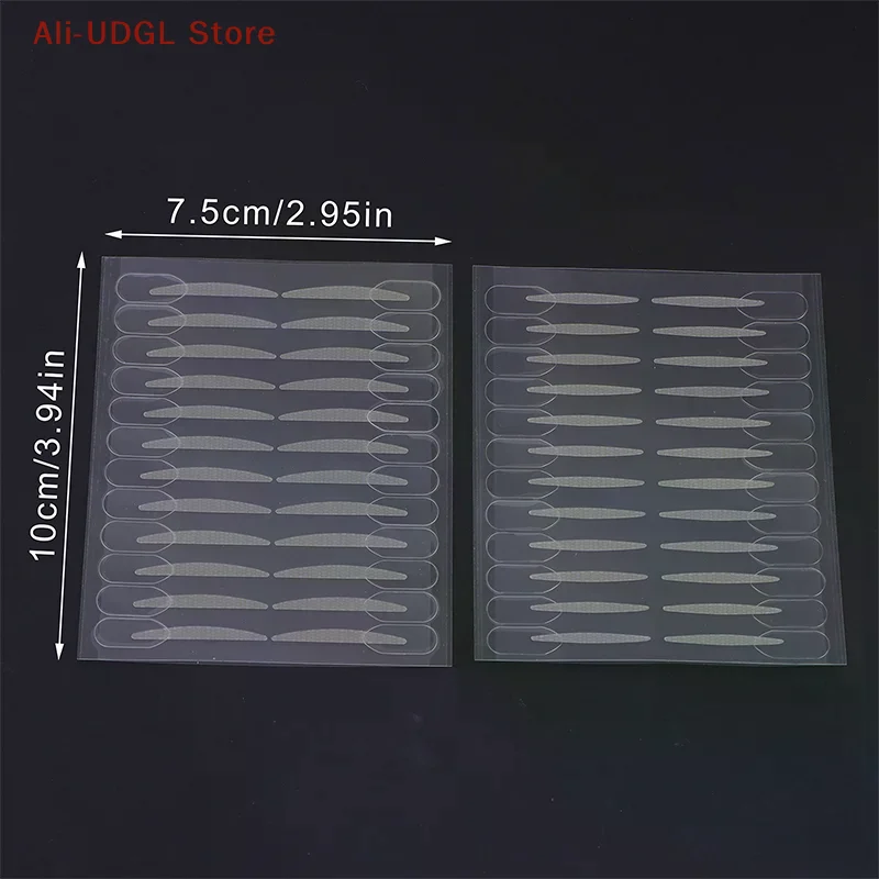 96/160/320 Patches Double Eyelid Stickers With Handle Auxiliary Positioning Natural Invisible Long-lasting Shaping Big Eyes