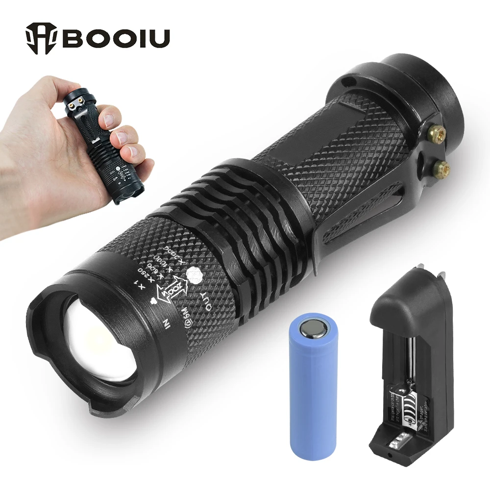 booiu-high-strong-power-led-flashlights-800lm-torch-3-light-modes-zoom-light-aluminum-alloys-14500-battery-charging-flashlight