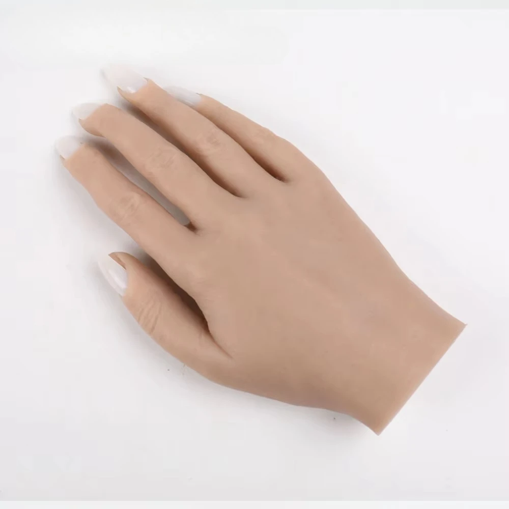 New Design Nail Art Practice Hand Fake Nail Tips Finger Practice Display Tools Nail Art Tools